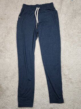 VUORI Ponto Performance Dreamknit Heather Blue Pants womens Small No size Tag S